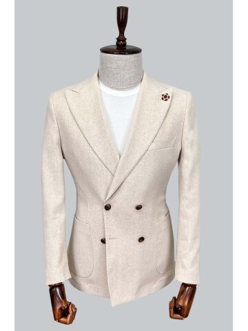 SUIT SARTORIA BEIJE LINEN JACKET 4345