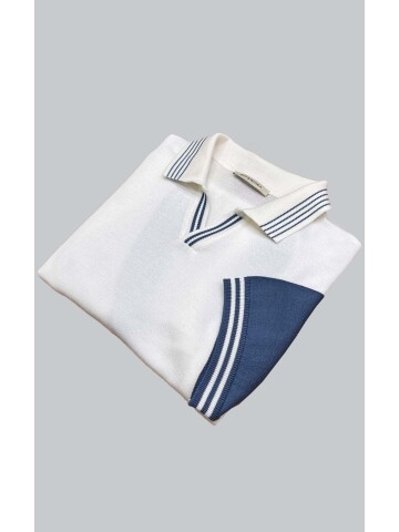SUIT SARTORIA WHITE SHORT SLEEVE KNITWEAR T-SHIRT 9020
