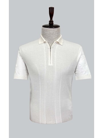 49 / 5.000 Çeviri sonuçları Çeviri sonucu SUIT SARTORIA WHITE SHORT SLEEVE KNITWEAR T-SHIRT 9022