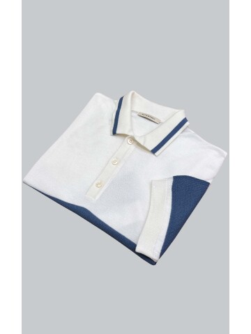 SUIT SARTORIA WHITE SHORT SLEEVE KNITWEAR T-SHIRT 9023