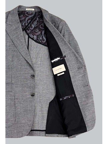 SUIT SARTORIA BLACK LINEN JACKET 4344