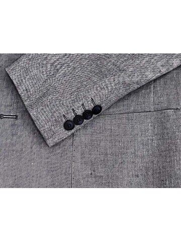 SUIT SARTORIA NAVY BLUE LINEN JACKET 4344