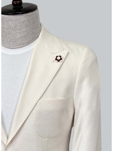 SUIT SARTORIA WHITE LINEN JACKET 4344