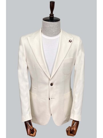 SUIT SARTORIA WHITE LINEN JACKET 4344
