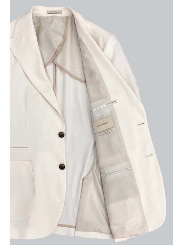 SUIT SARTORIA WHITE LINEN JACKET 4344