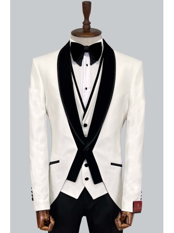 SUIT SARTORIA WHITE TUXEDO 5554
