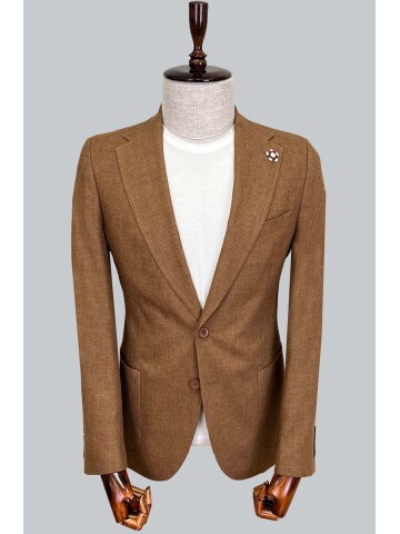 SUIT SARTORIA LIGHT BROWN JACKET 4361