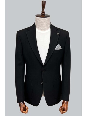 SUIT SARTORIA BLACK JACKET 4346