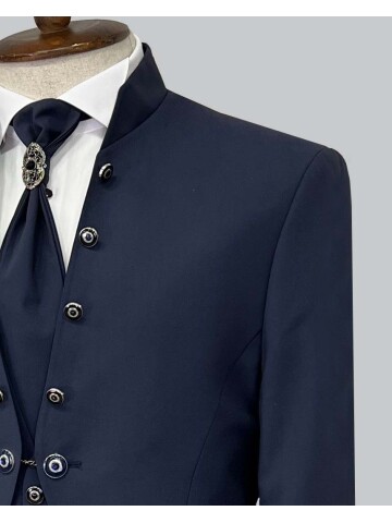 SUIT SARTORIA NAVY BLUE TUXEDO 5560