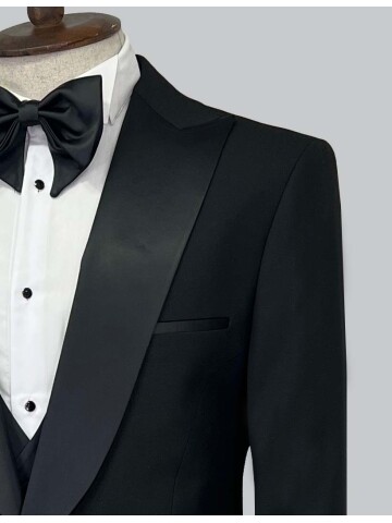SUIT SARTORIA BLACK TUXEDO 5564