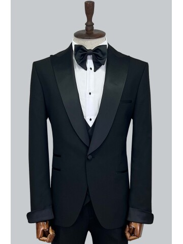 SUIT SARTORIA BLACK TUXEDO 5564