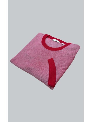 SUIT SARTORIA CLARET RED SHORT SLEEVE KNITWEAR T-SHIRT 9026