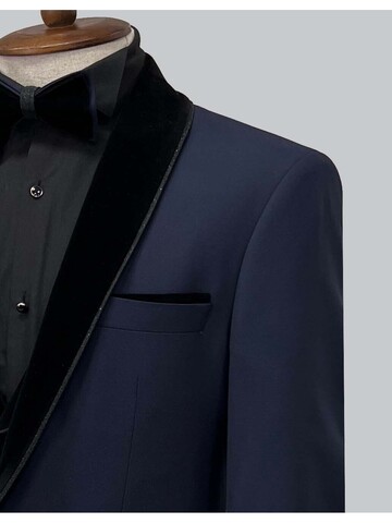 SUIT SARTORIA ÇIKMA YAKA LACİVERT DAMATLIK 5063