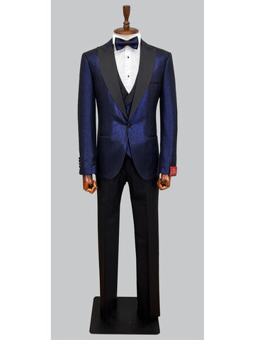 SUIT SARTORIA NAVY BLUE TUXEDO 5498