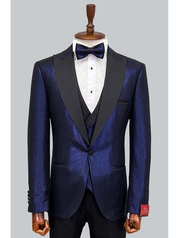 SUIT SARTORIA NAVY BLUE TUXEDO 5498