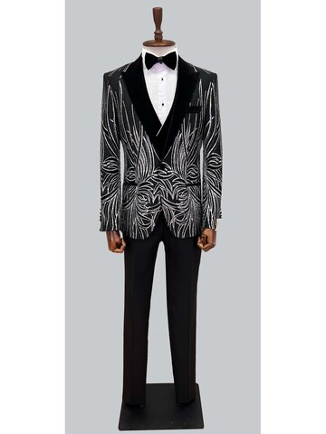 SUIT SARTORIA DAMATLIK SİYAH 5409