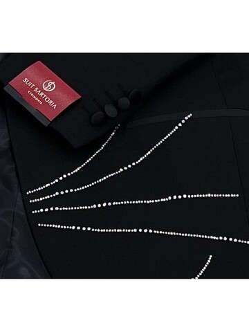 SUIT SARTORIA BLACK TUXEDO 5510