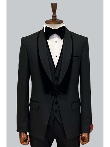 SUIT SARTORIA BLACK TUXEDO 5329