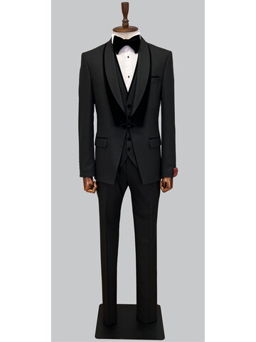 SUIT SARTORIA BLACK TUXEDO 5329