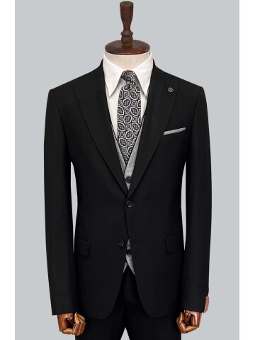 SUIT SARTORIA BLACK SUIT 2427