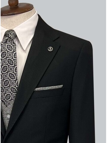 SUIT SARTORIA BLACK SUIT 2442