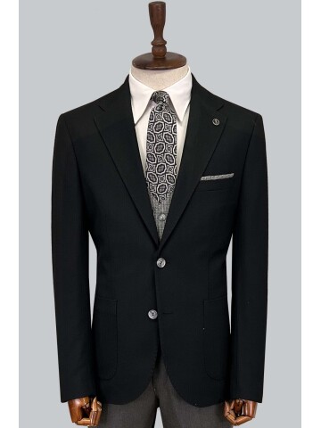 SUIT SARTORIA BLACK SUIT 2442