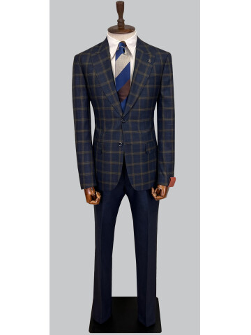 SUIT SARTORIA WOOL NAVY BLUE SUIT 2375
