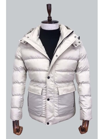 BEJ KAPİŞONLU MONT 8092