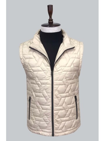 BEIGE VEST 8091