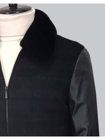 KÜRK YAKA MONT 8076