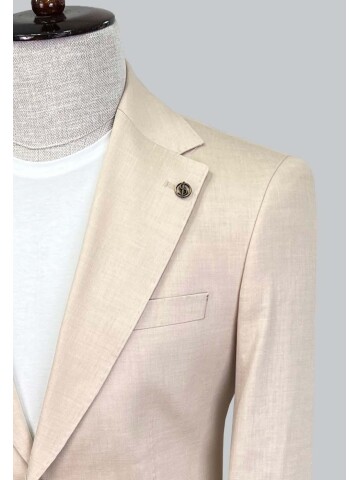 SUIT SARTORIA BEIGE LINEN JACKET 4353