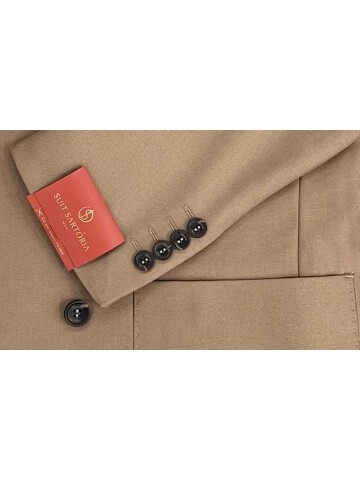 SUIT SARTORIA WOOL LIGHT BROWN SUIT 2447