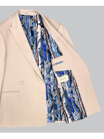 SUIT SARTORIA BEIGE DOUBLE BREASTED SUIT 2773