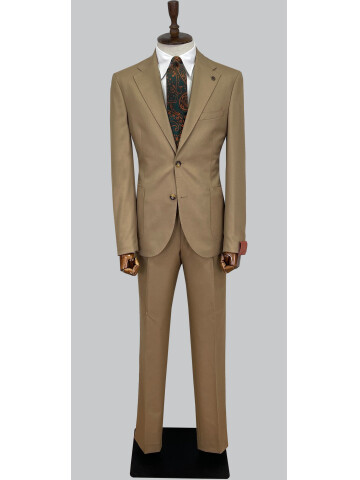 SUIT SARTORIA WOOL BEIGE SUIT 2448