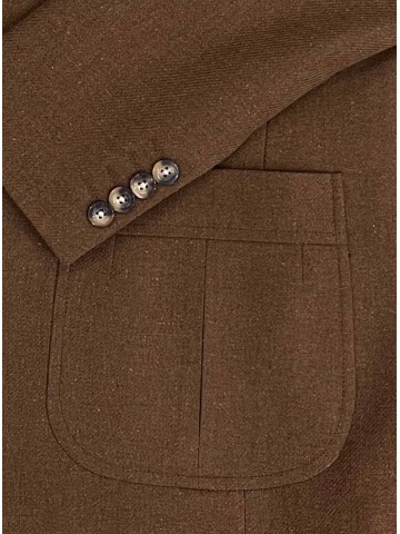 SUIT SARTORIA BROWN WOOL JACKET 4408