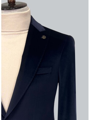 SUIT SARTORIA LACİVERT KADİFE CEKET 4412