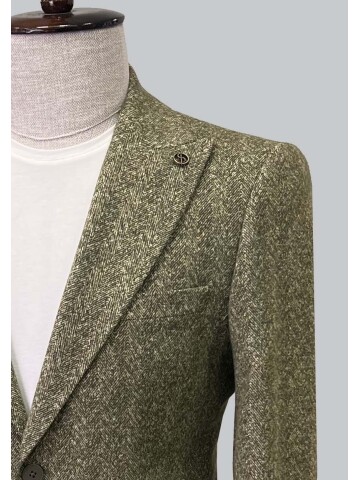 SUIT SARTORIA GREEN JACKET 4514