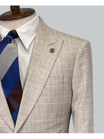 SUIT SARTORIA YÜN BEJ TAKIM ELBİSE 2375