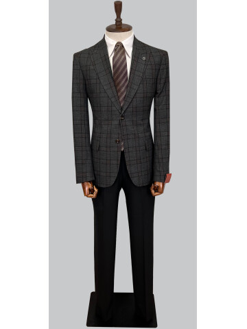 SUIT SARTORIA WOOL BROWN SUIT 2375