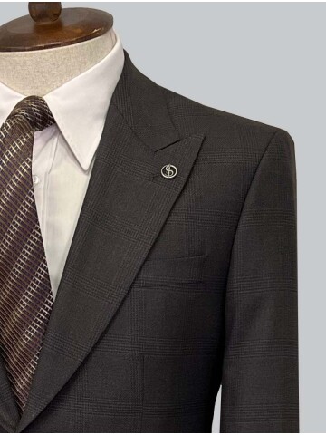 SUIT SARTORIA WOOL BROWN SUIT 2375