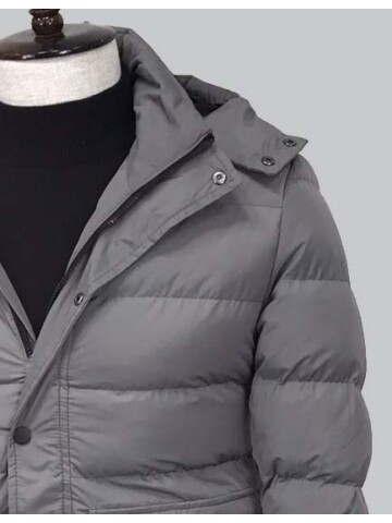 GRİ KAPİŞONLU MONT 8092