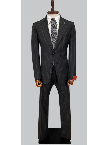 SUIT SARTORIA ANTHRACITE WOOL SUIT 2454