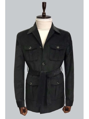 SUIT SARTORIA HAKİ KADİFE KABAN 8126