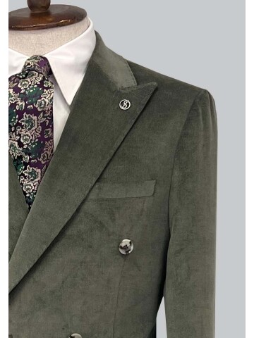 SUIT SARTORIA KHAKI DOUBLE BREASTED SUIT 2499