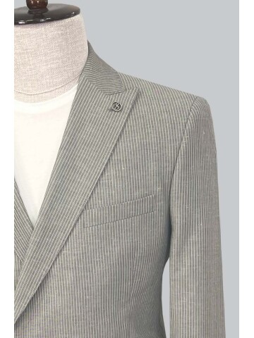 SUIT SARTORIA GREY LINEN JACKET 4453