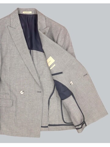 SUIT SARTORIA BLUE LINEN JACKET 4453