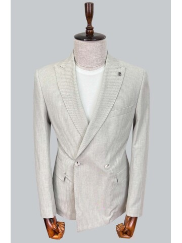 SUIT SARTORIA BEIGE LINEN JACKET 4453