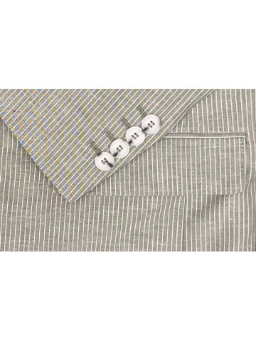 SUIT SARTORIA GREEN LINEN JACKET 4453