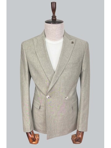 SUIT SARTORIA GREEN LINEN JACKET 4453