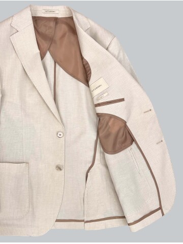 SUIT SARTORIA BEIGE LINEN JACKET 4455